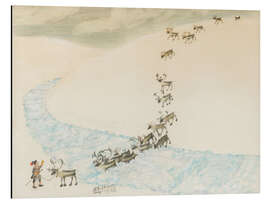 Magnettafel Rentierhaltung