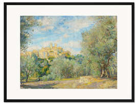 Gerahmter Kunstdruck Biôt, Alpes Maritimes, Provence