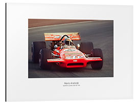 Aluminiumsbilde Mario Andretti, April 14, 1970