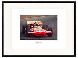 Impresión de arte enmarcada Mario Andretti, April 14, 1970