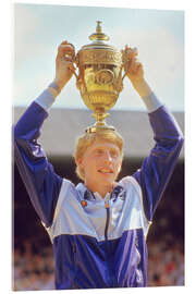 Obraz na szkle akrylowym Boris Becker, Tennis Player II