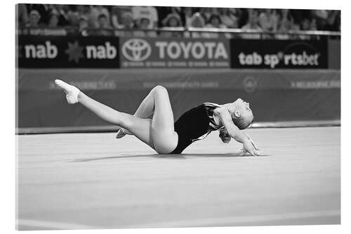 Acrylic print Female Gymnast, Commonwealth games, Melbourne, Australia, 2006