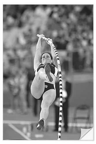 Selvklebende plakat Pole Vaulter, Commonwealth Games, Melbourne, Australia, 2006