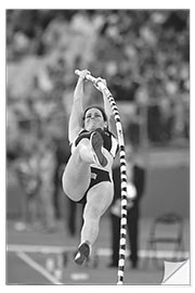 Självhäftande poster Pole Vaulter, Commonwealth Games, Melbourne, Australia, 2006