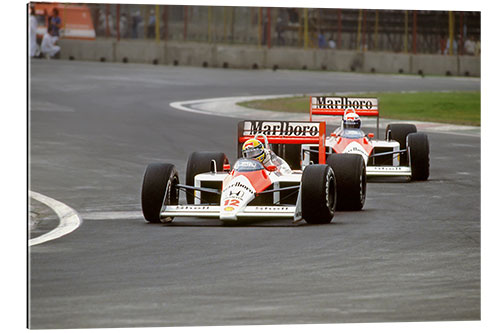 Gallery print Alain Prost and Ayrton Senna, 1988