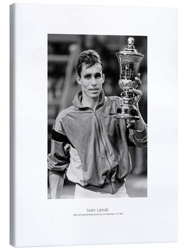 Lerretsbilde Ivan Lendl, Tennis player