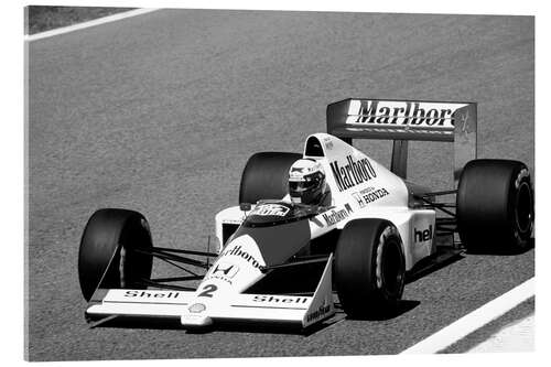 Acrylic print Alain Prost, McLaren MP4/5, 1989