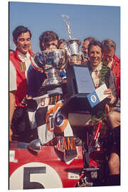 Magnettafel Mario Andretti, Rennfahrer, Kalifornien, 28. März 1971