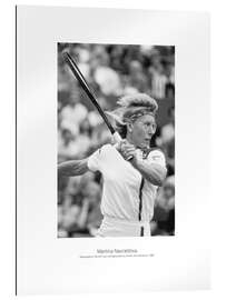 Galleriprint Martina Navratilova, French Open, Roland Garros, Tennis Tournament in 1988