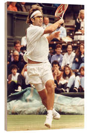 Quadro de madeira Andre Agassi, American tennis player, Wimbledon tournament, England, July 1, 1991