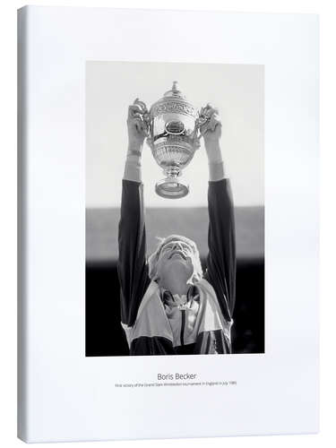 Canvas print Boris Becker, Tennis Player III