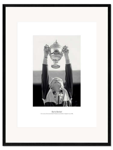 Kunsttryk i ramme Boris Becker, Tennis Player III