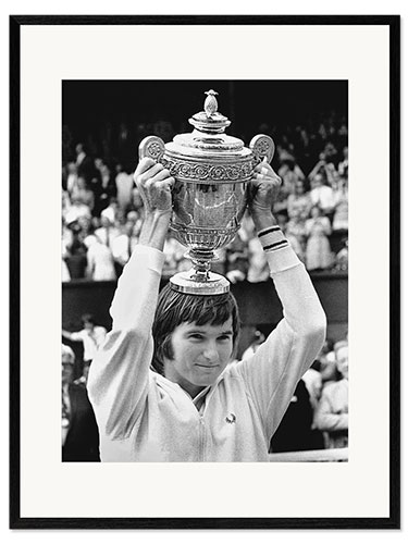 Framed art print Jimmy Connors, Tennis player