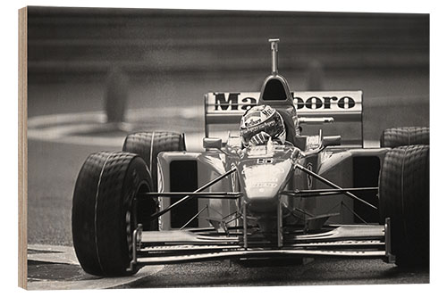 Holzbild Michael Schumacher, Ferrari F310B I