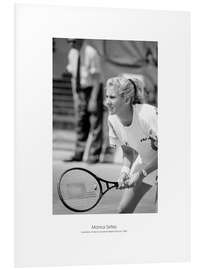 Foam board print Monica Selles, The Tournament of Roland Garros, 1990