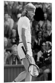 Foam board print Björn Borg, Tennis Player I