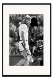Gerahmter Kunstdruck Björn Borg, Tennisspieler I