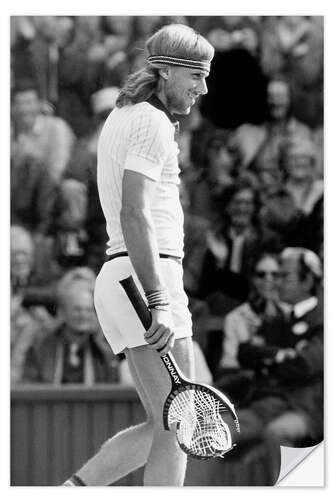 Självhäftande poster Björn Borg, Tennis Player I