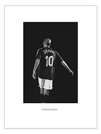 Poster  Zinedine Zidane, footballeur III