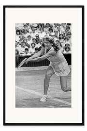 Gerahmter Kunstdruck Tracy Austin, Tennisspielerin