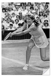 Selvklæbende plakat Tracy Austin, Tennis player