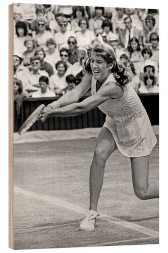 Holzbild Tracy Austin, Tennisspielerin