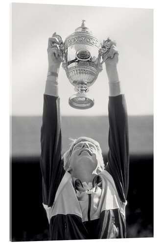 Obraz na szkle akrylowym Boris Becker, Tennis Player I