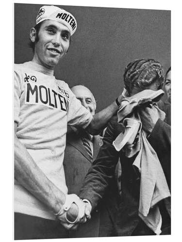 Foam board print Eddy Merckx winner and Cyrille Guimard, Tour de France, 1972