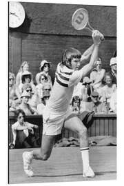 Aluminium print Jimmy Connors, Tennis player, Wimbledon, June 23, 1976