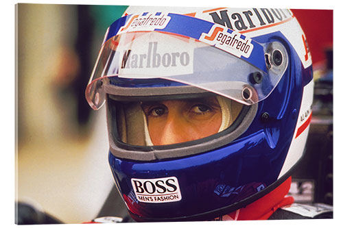 Acrylic print Alain Prost, Racing Driver