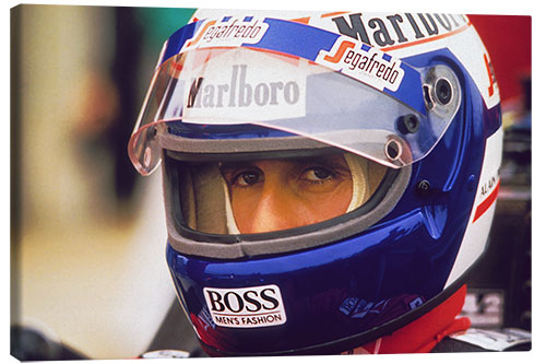 Leinwandbild Alain Prost, Rennfahrer