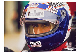 Foam board print Alain Prost, Racing Driver