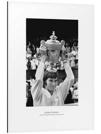 Stampa su alluminio Jimmy Connors, Tennis player