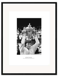 Stampa artistica con cornice Jimmy Connors, Tennis player