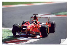 Sticker mural Michael Schumacher, Ferrari F300