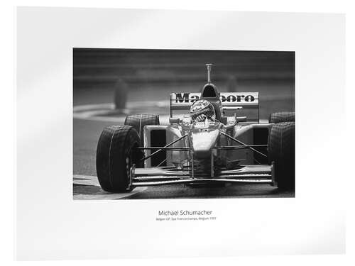 Acrylglasbild Michael Schumacher, Ferrari F310B II