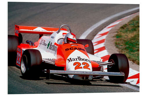 Tableau en PVC Mario Andretti, American racing driver