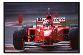 Gerahmter Kunstdruck Michael Schumacher, Ferrari F310B III