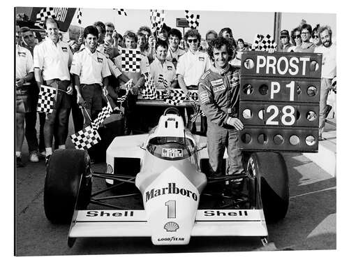 Quadro em alumínio Alain Prost, Winner in Portugal, 1987