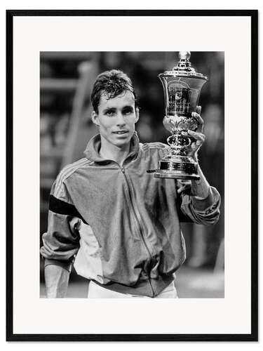 Impresión de arte enmarcada Ivan Lendl, Tennis player