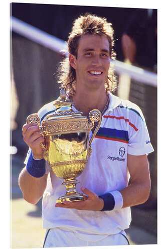 Obraz na szkle akrylowym Pat Cash, Tennis Player II