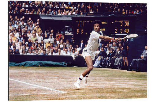 Gallery print Tennisman Arthur Ashe, Wimbledon championship, 1975