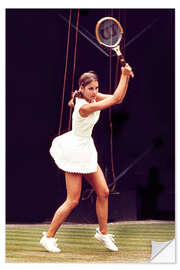 Sticker mural Chris Evert Lloyd, Tennis Player II