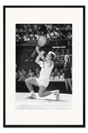 Gerahmter Kunstdruck Stefan Edberg, Tennisspieler