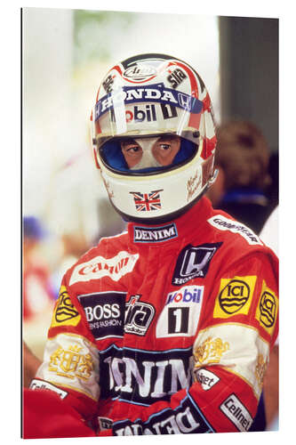 Quadro em plexi-alumínio Nigel Mansell, Racing Driver II