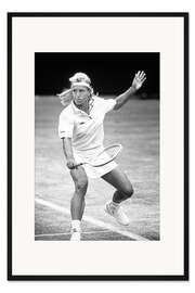 Gerahmter Kunstdruck Martina Navratilova, Tennisspielerin