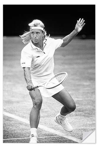 Sticker mural Martina Navratilova, Tennis player