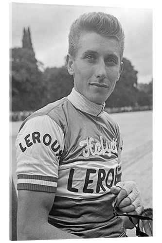 Acrylic print Jacques Anquetil, Cyclist, Longchamp, Paris, September 3, 1960