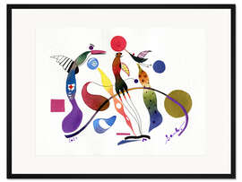 Gerahmter Kunstdruck Anspruchsvolle Damen