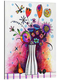 Magnettafel Stillleben mit einer Libelle